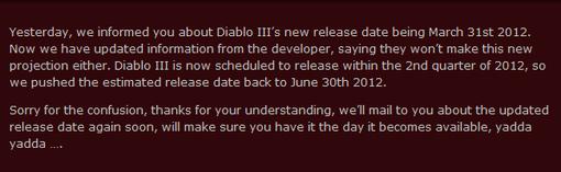 В интернете появилась интересная информация о дате выхода Diablo III.
Один из крупнейших западных интернет-магазино .... - Изображение 1 В интернете появилась интересная информация о дате выхода Diablo III.
Один из крупнейших западных интернет-магазино .... - Изображение 1