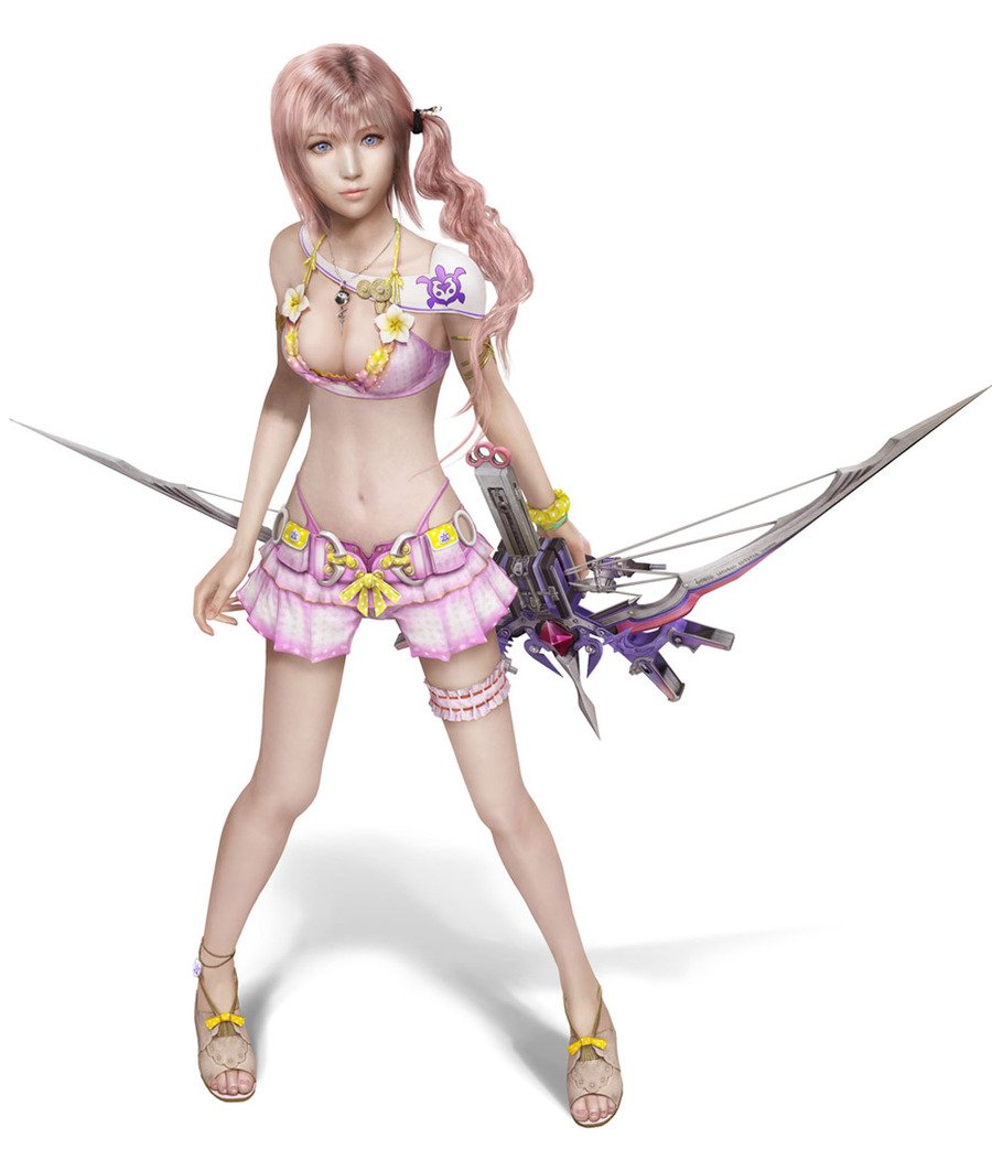 В Xbox LIVE и PlayStation Network появились дополнения для Final Fantasy 13-2. DLC Beachwear и Spacetime Guardian да ... - Изображение 1 В Xbox LIVE и PlayStation Network появились дополнения для Final Fantasy 13-2. DLC Beachwear и Spacetime Guardian да ... - Изображение 1