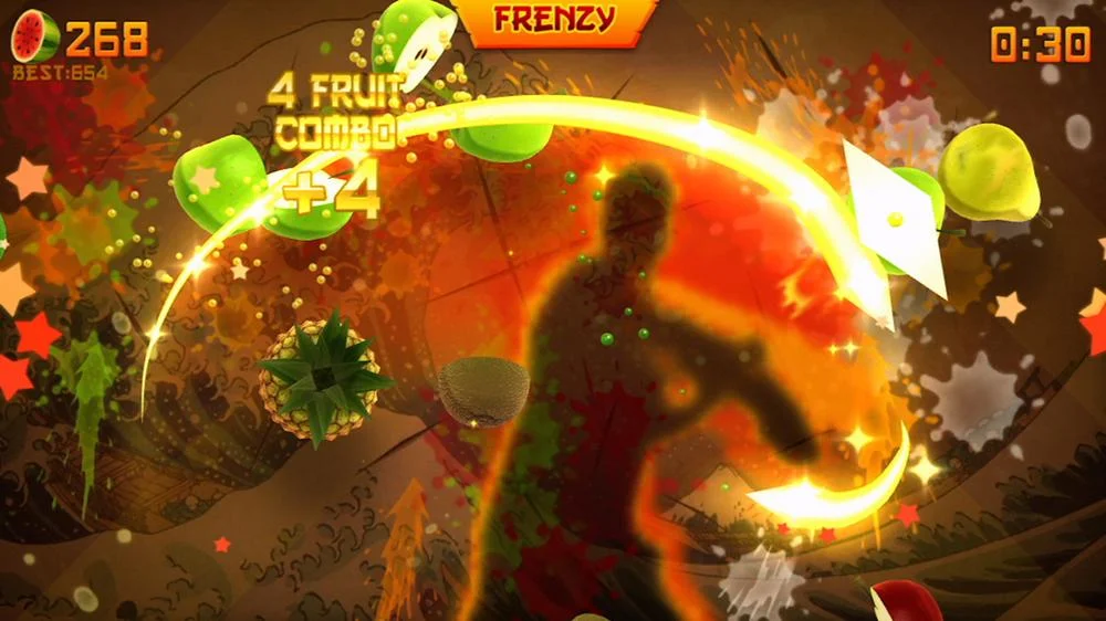 Fruit Ninja для Kinect скачали миллион раз - фото 1