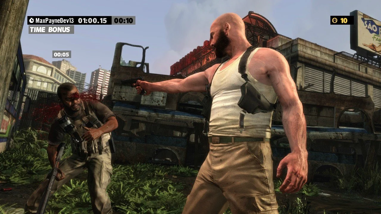 Скриншоты Max Payne 3: хэдшот бонус - фото 1
