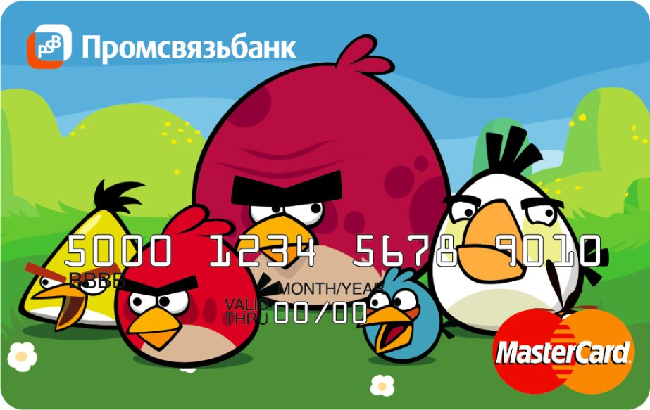 Angry Birds стали банковскими картами - изображение 4 Angry Birds стали банковскими картами - фото 4