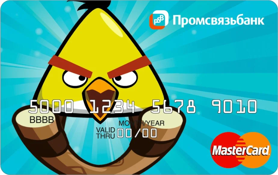 Angry Birds стали банковскими картами - фото 1