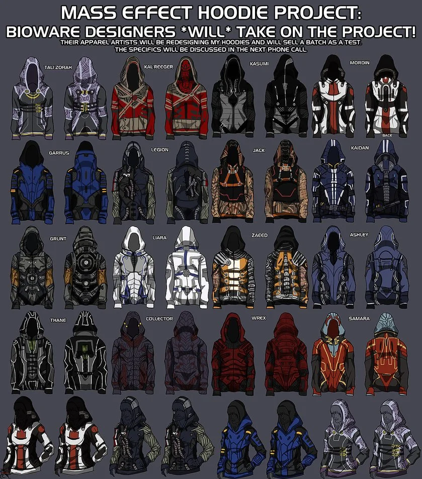 BioWare выпустит серию одежды по Mass Effect - фото 1