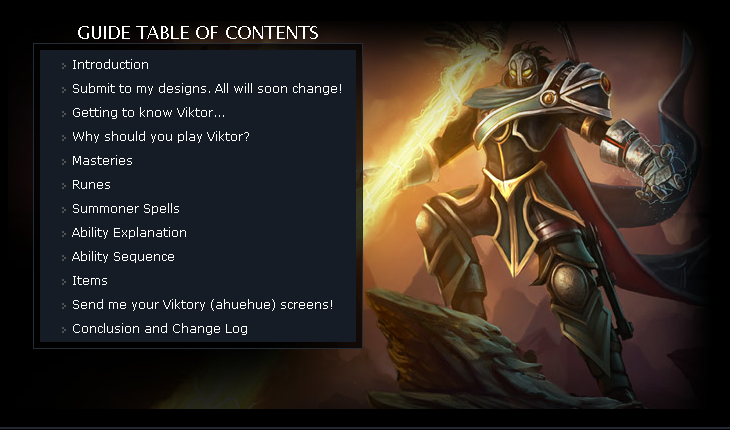 Hello, I'm OTGBionicArm, and this guide is about my personal favorite champion, Viktor, the Machine Herald. Viktor .... - Изображение 1 Hello, I'm OTGBionicArm, and this guide is about my personal favorite champion, Viktor, the Machine Herald. Viktor .... - Изображение 1