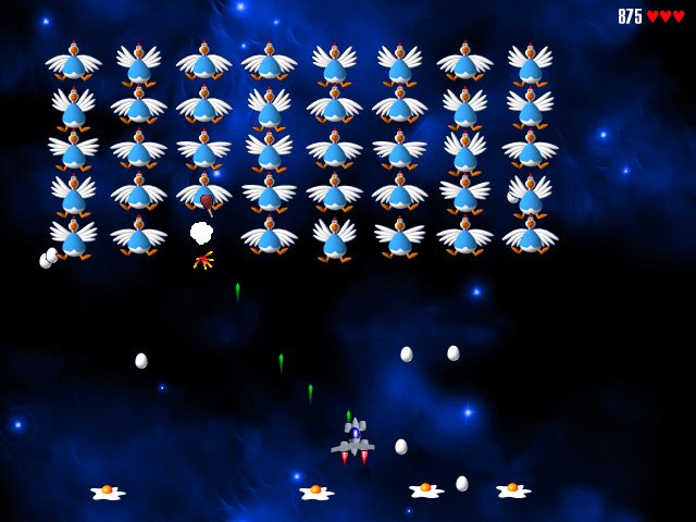 Почему-то захотелось напомнить о старой серии игр Chicken Invaders
Chicken Invaders – серия игр в жанре Shoot 'em ... - Изображение 2 Почему-то захотелось напомнить о старой серии игр Chicken Invaders
Chicken Invaders – серия игр в жанре Shoot 'em ... - Изображение 2