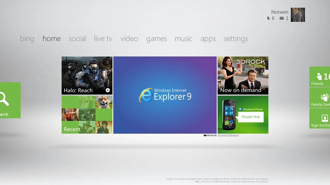 Обзор нового дашборда Xbox 360 - фото 1