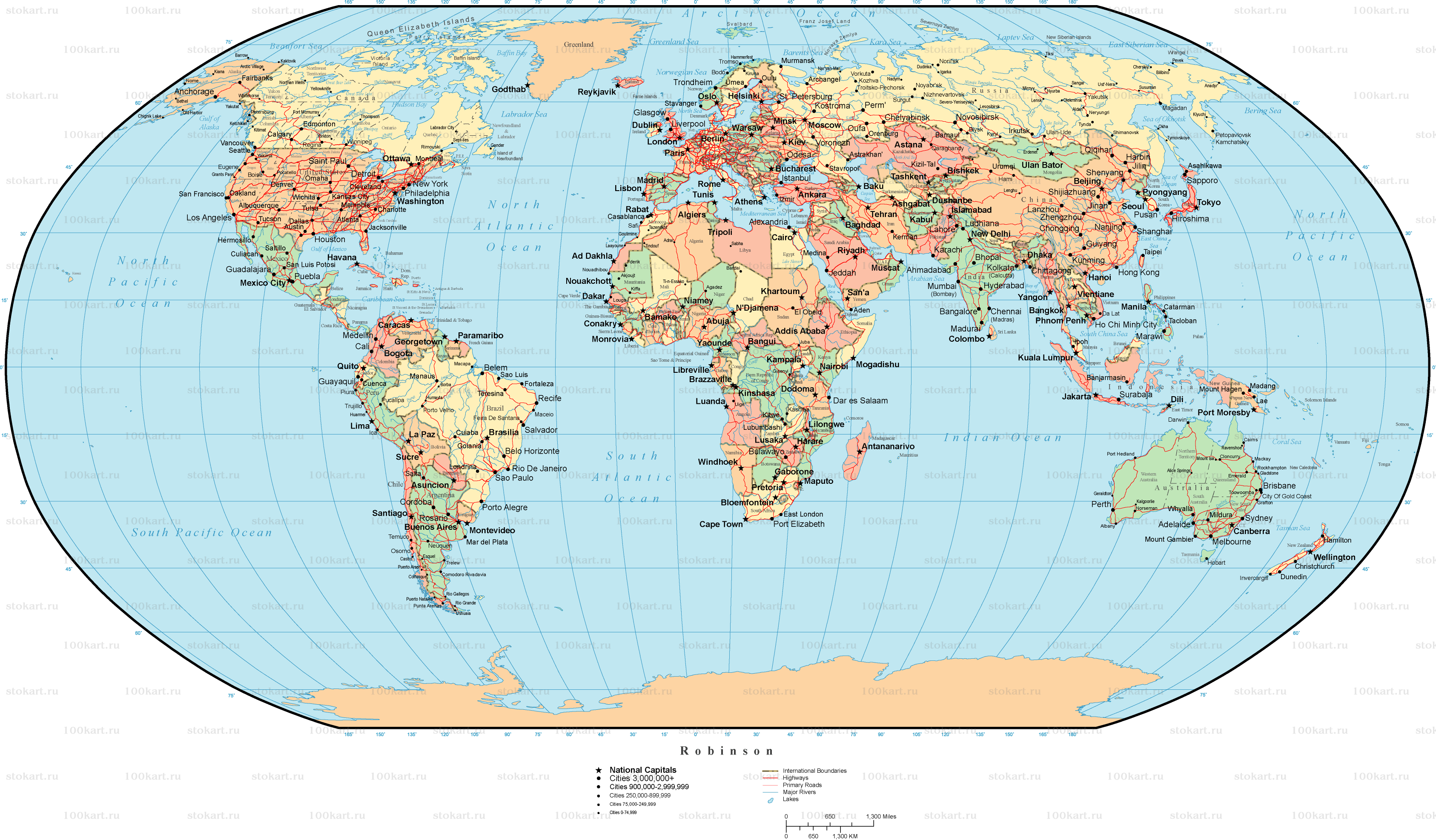 Карта Мира Gps