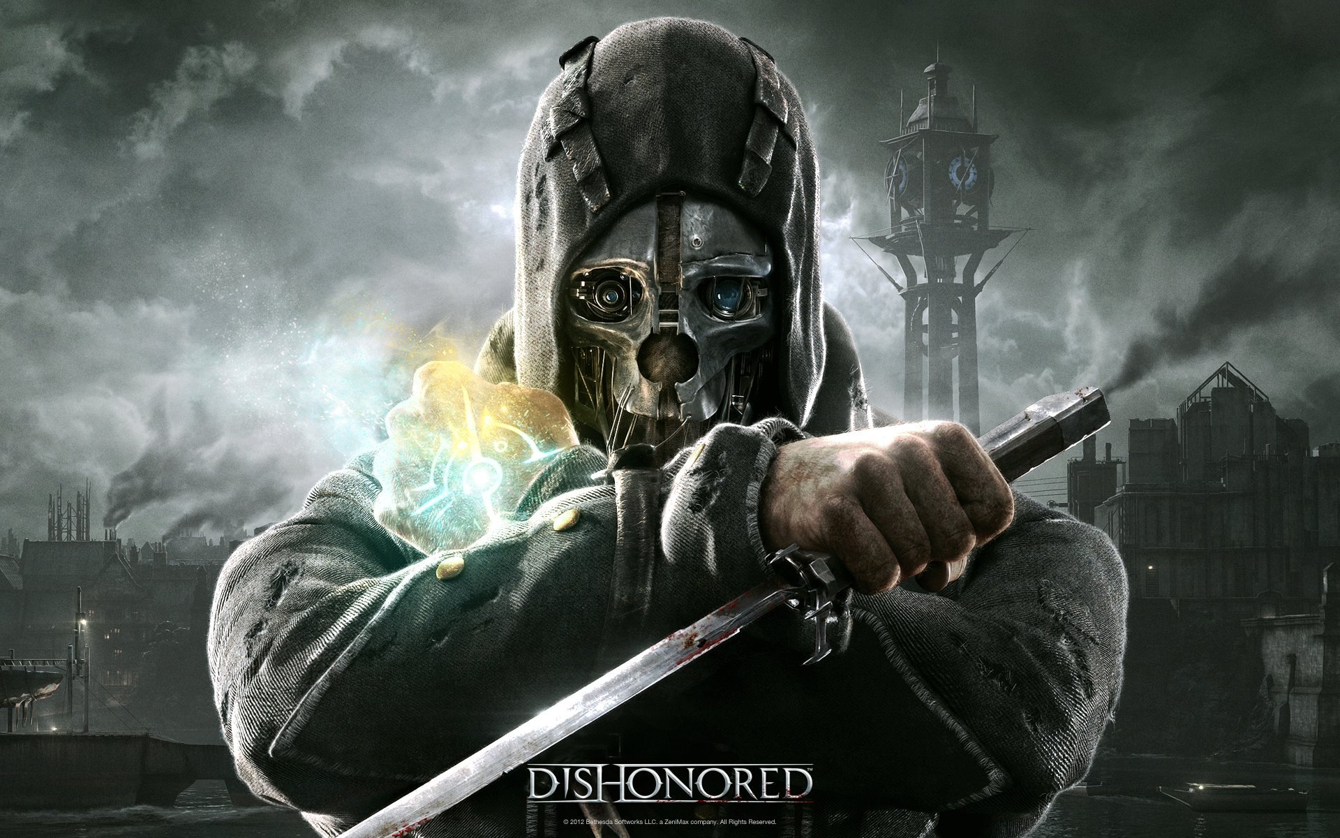 Итак, игра Dishinored. Стоит сразу сказать, что на обложке игры гордо красуется надпись Bethesda, что многообещающе. ... - Изображение 1 Итак, игра Dishinored. Стоит сразу сказать, что на обложке игры гордо красуется надпись Bethesda, что многообещающе. ... - Изображение 1