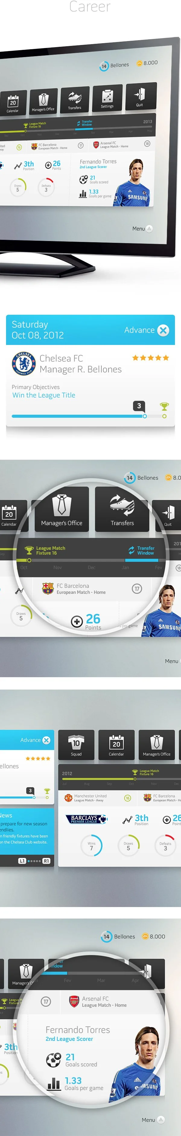 В сети появился дизайнерский прототип интерфейса FIFA - фото 4