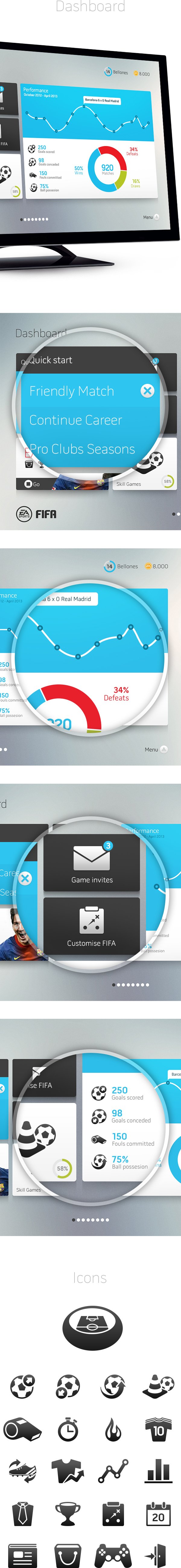 В сети появился дизайнерский прототип интерфейса FIFA - фото 3