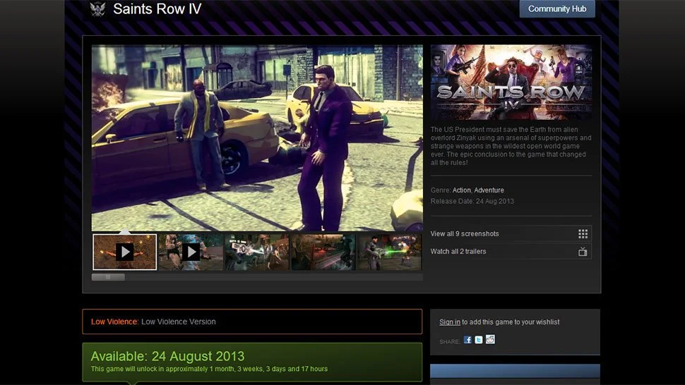 В Steam появилась версия Saints Row 4 с низким уровнем насилия - фото 1