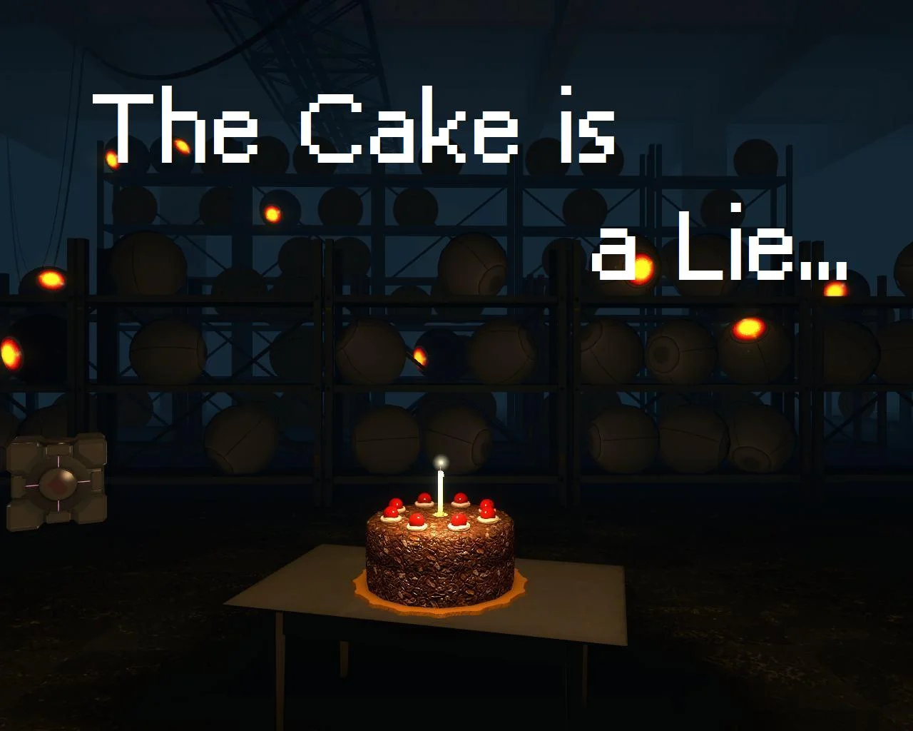 Portal 2 cake is gone фото 11