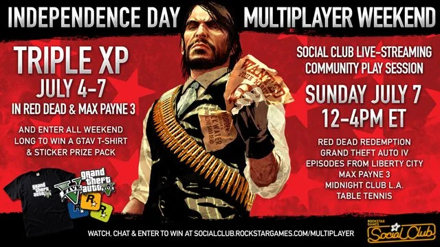 4 июля начнется Rockstar Multiplayer Weekend - фото 1