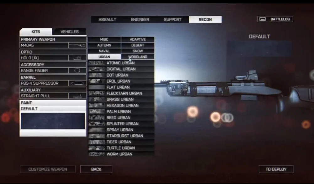 Камуфляж оружия в Battlefield 4 - фото 6