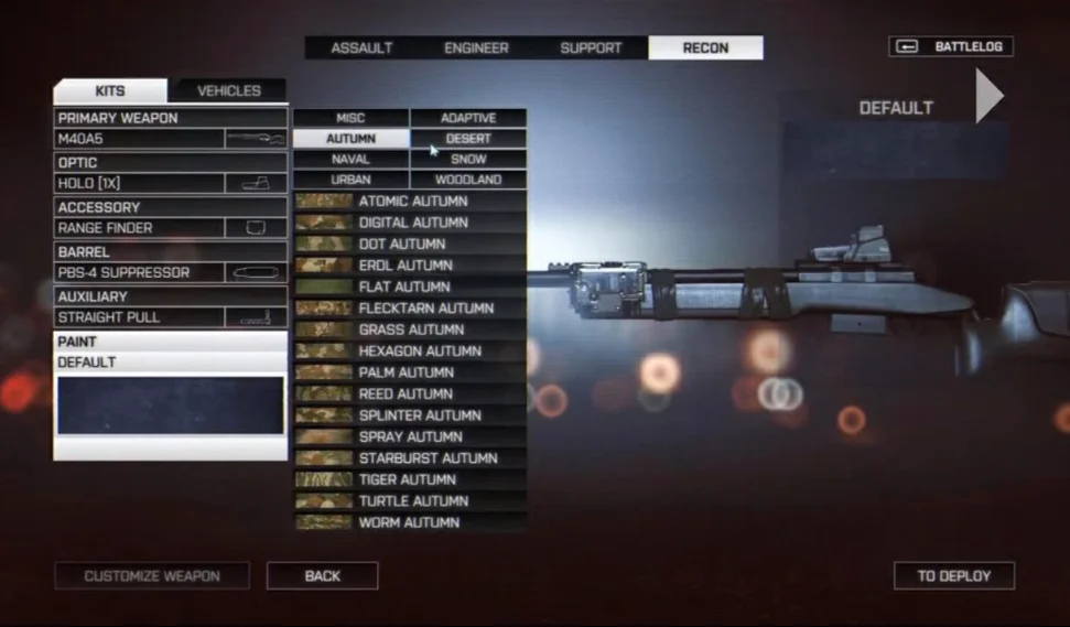 Камуфляж оружия в Battlefield 4 - фото 2