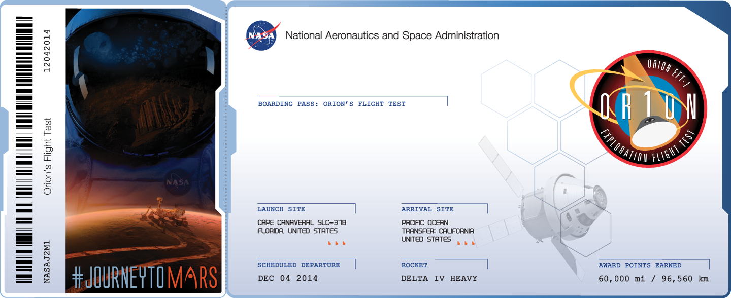 В рамках проекта «Journey to Mars» NASA предлагает всем желающим косвенно принять участие в тестовом полете Орион ... - Изображение 1 В рамках проекта «Journey to Mars» NASA предлагает всем желающим косвенно принять участие в тестовом полете Орион ... - Изображение 1