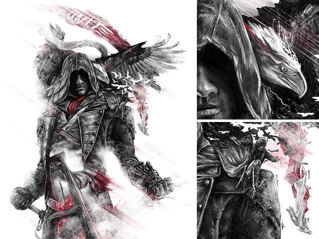 Не самые крутые футболки, зато прикольный арт по Assassin's Creed - Изображение 12 Не самые крутые футболки, зато прикольный арт по Assassin's Creed - Изображение 12