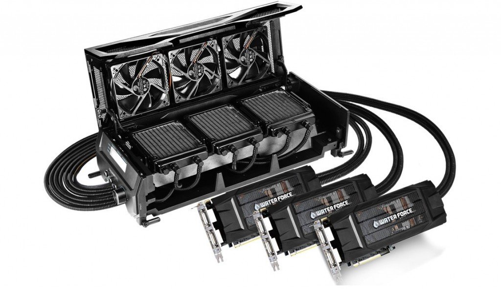 GIGABYTE ГОТОВИТ GEFORCE GTX 980 WATERFORCE TRI-SLI - Изображение 1 GIGABYTE ГОТОВИТ GEFORCE GTX 980 WATERFORCE TRI-SLI - Изображение 1
