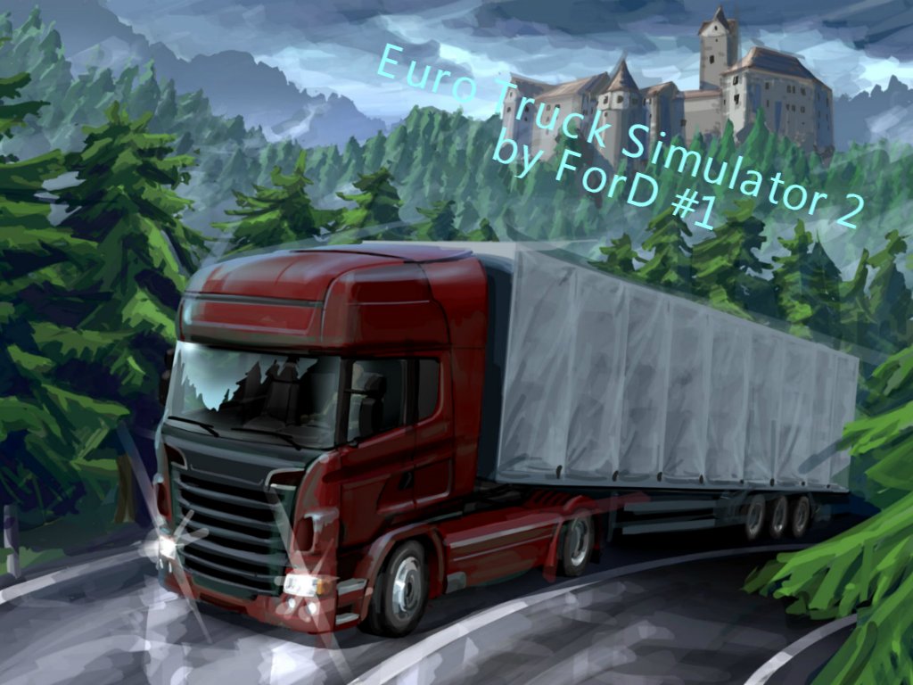 Играю в Euro Truck Simulator 2 за рулем Logitech G27, первая поездка - Изображение 1 Играю в Euro Truck Simulator 2 за рулем Logitech G27, первая поездка - Изображение 1