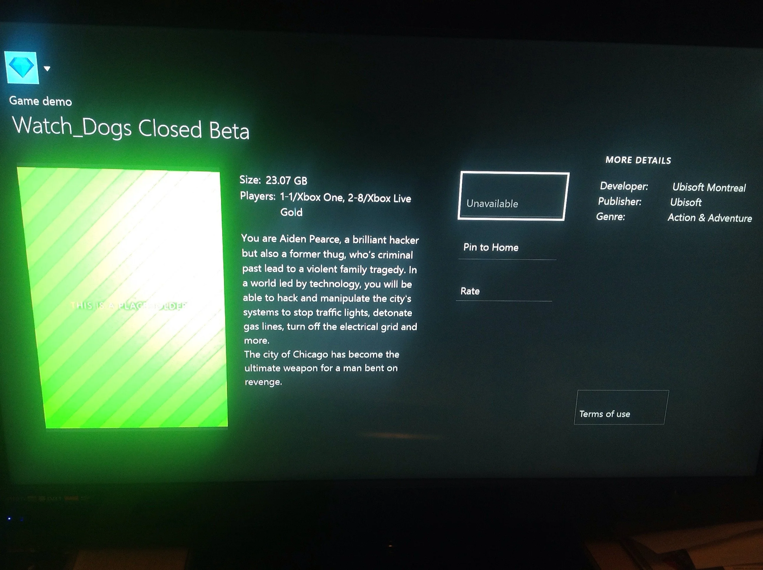Владельцы Xbox One наткнулись на закрытое тестирование Watch Dogs 