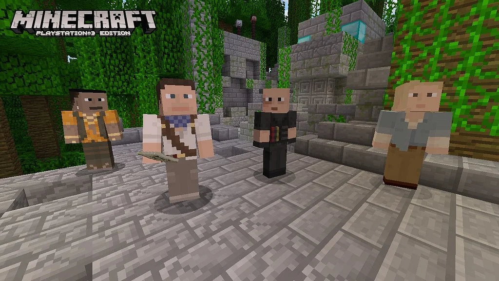 Mojang переселила в Minecraft Натана Дрейка и других героев игр Sony
