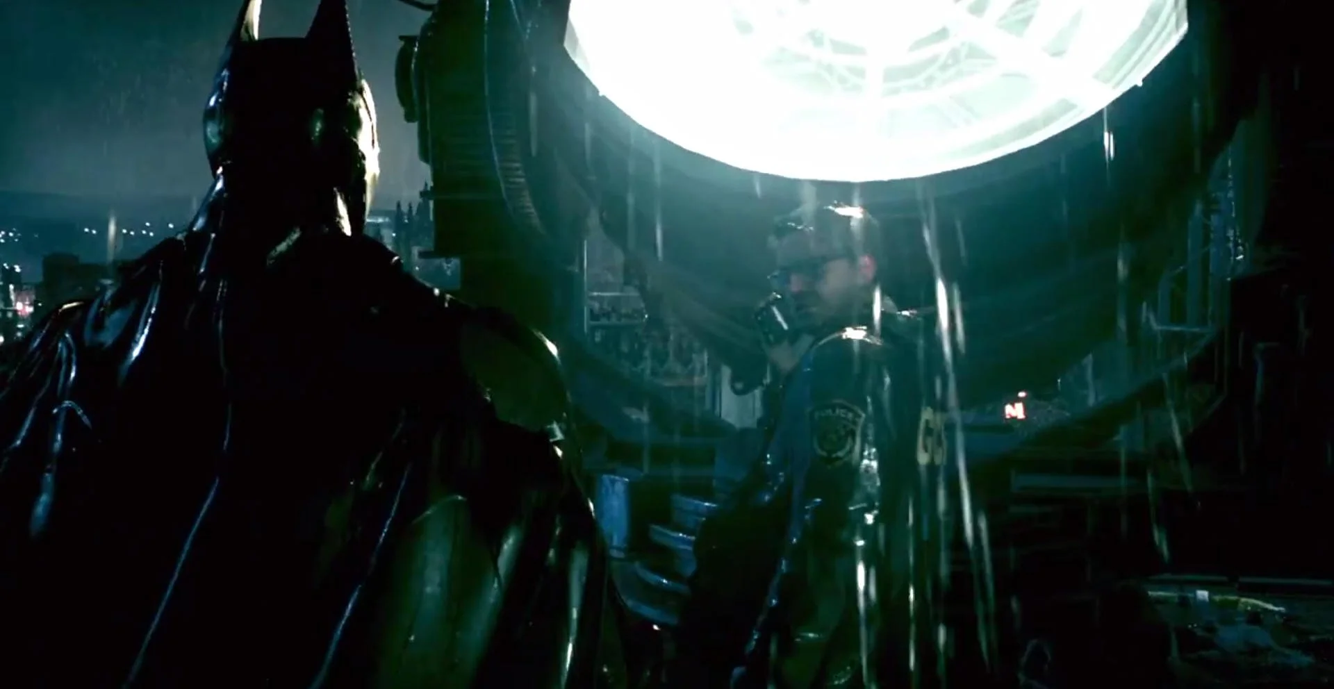 Бэтмобиль мчится по потолку в трейлере Batman: Arkham Knight