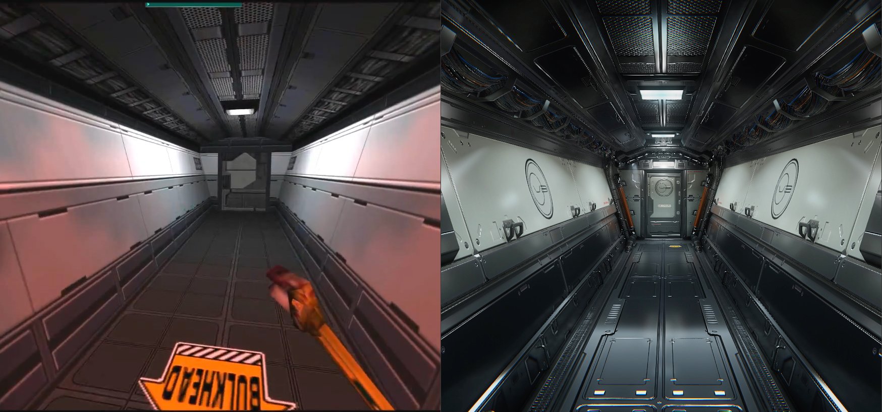 Художник воссоздает одну из лучших сцен System Shock 2 на CryEngine - Изображение 3 Художник воссоздает одну из лучших сцен System Shock 2 на CryEngine - Изображение 3