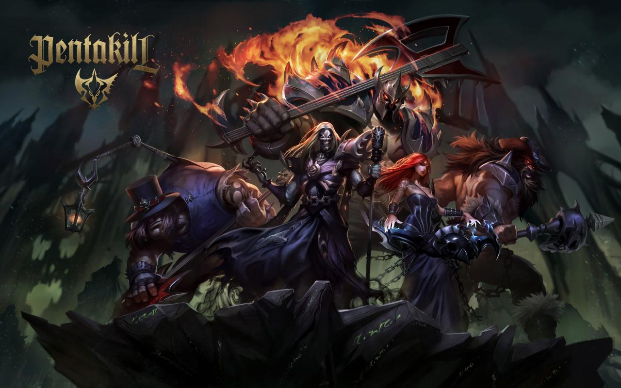 Финальный отсчет до релиза альбома Smite & Ignite группы Pentakill (составленной, на секундочку, из пятерки чем .... - Изображение 1 Финальный отсчет до релиза альбома Smite & Ignite группы Pentakill (составленной, на секундочку, из пятерки чем .... - Изображение 1