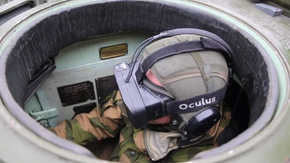 Норвежские военные оборудовали танки очками Oculus Rift
