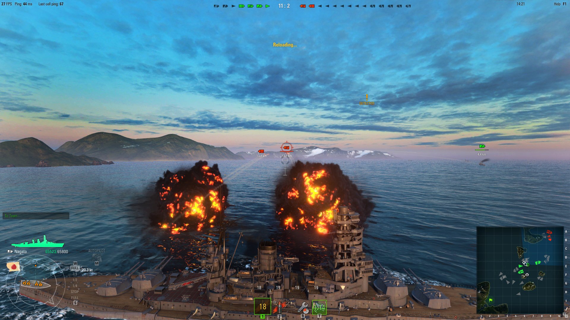 World of Warships впервые показала интерфейсы - Изображение 1 World of Warships впервые показала интерфейсы - Изображение 1