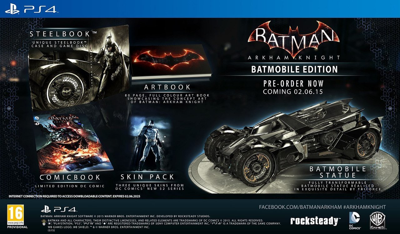 Batman:Arkham Knight выйдет 2 июня 2015.. - Изображение 2 Batman:Arkham Knight выйдет 2 июня 2015.. - Изображение 2
