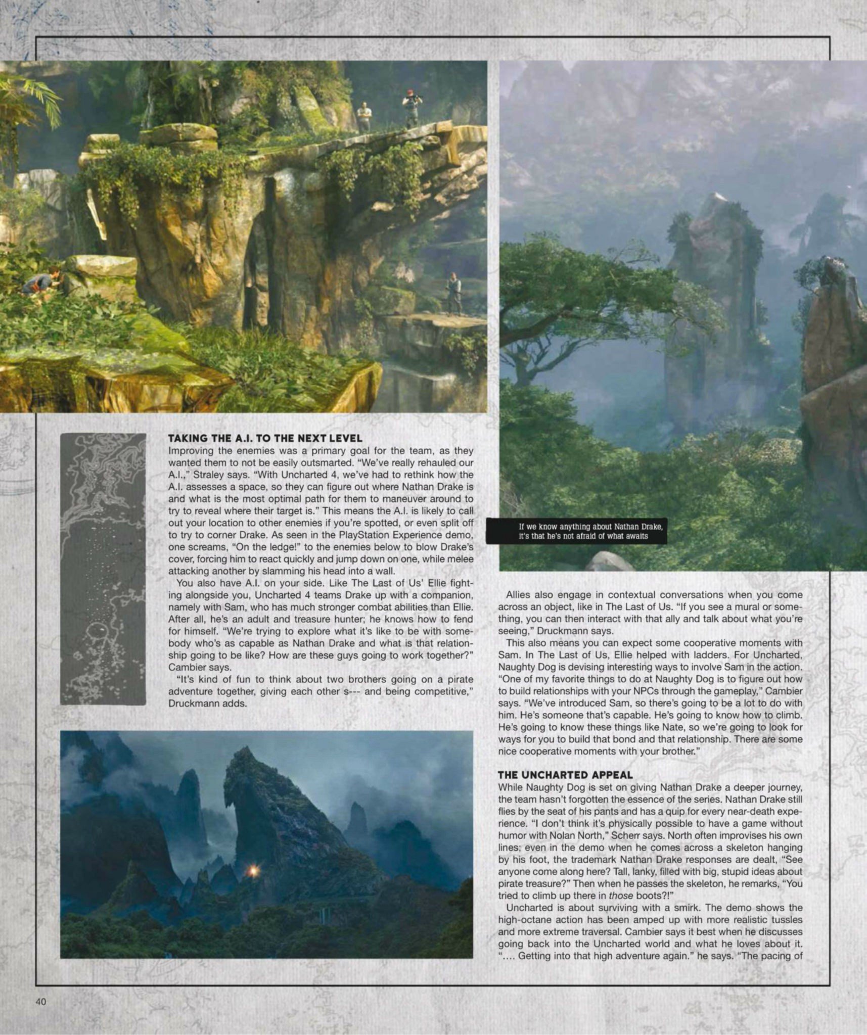 Сканы Uncharted 4: A Thief’s End из свежего номера Game Informer - Изображение 13 Сканы Uncharted 4: A Thief’s End из свежего номера Game Informer - Изображение 13