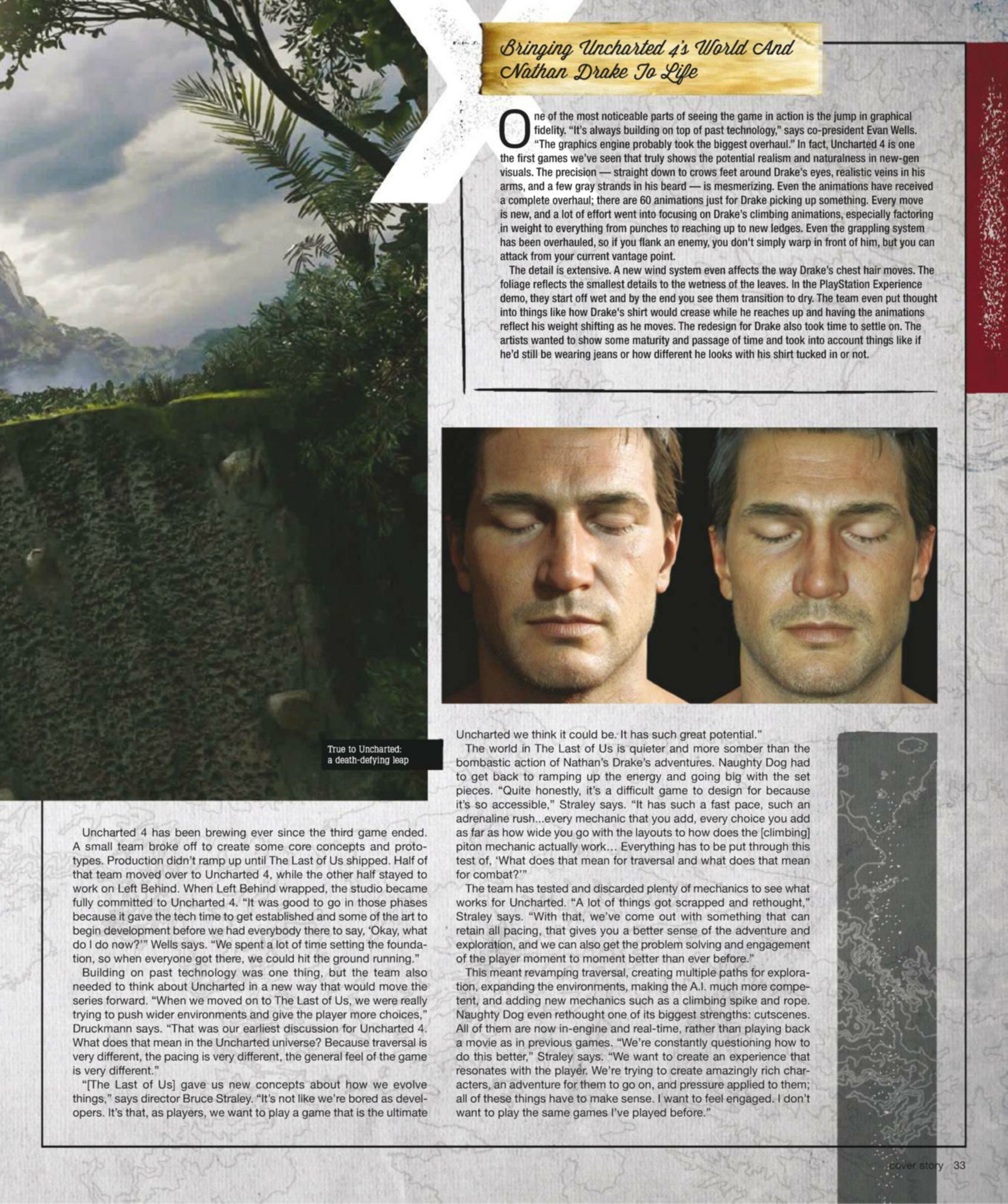 Сканы Uncharted 4: A Thief’s End из свежего номера Game Informer - Изображение 5 Сканы Uncharted 4: A Thief’s End из свежего номера Game Informer - Изображение 5