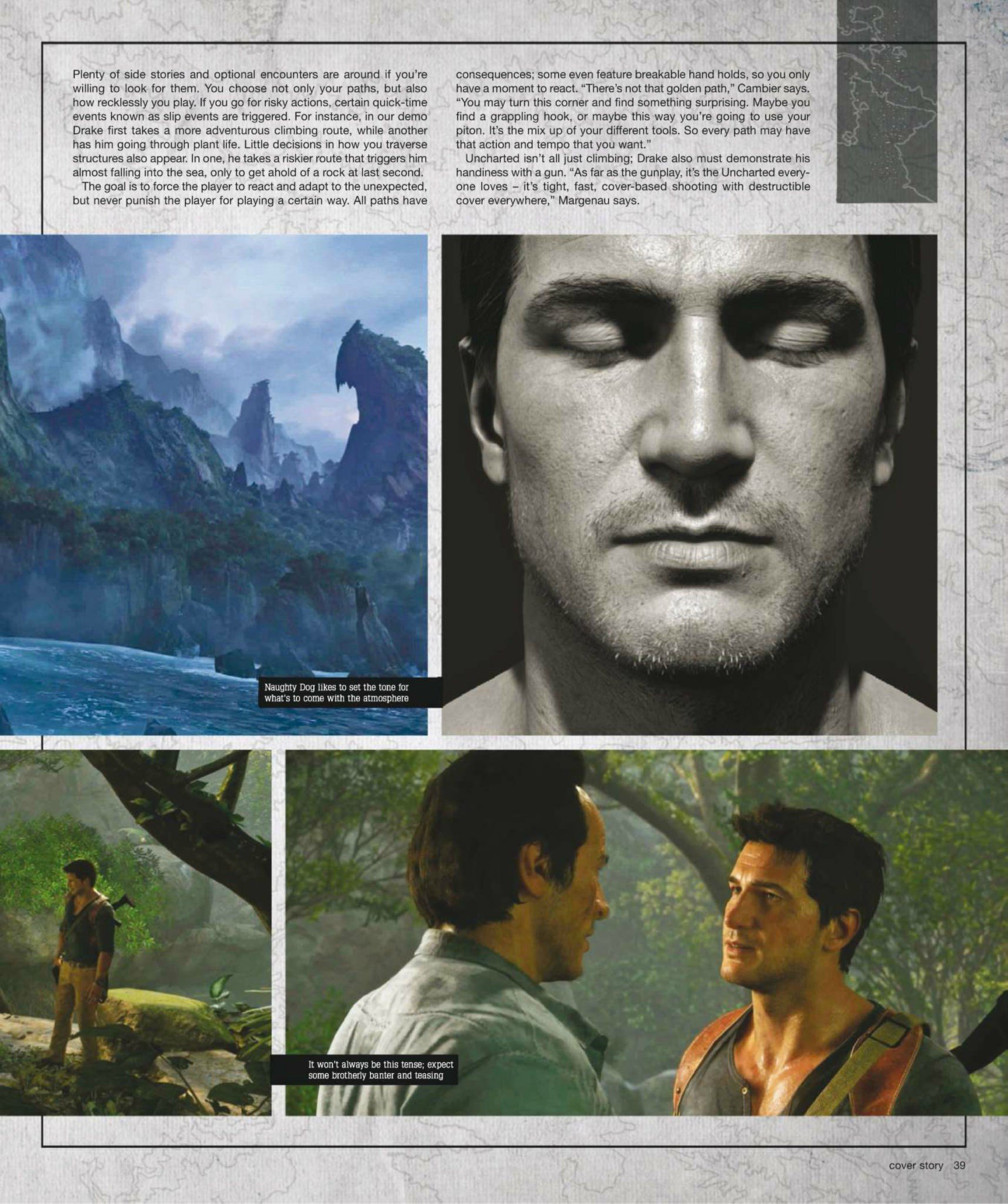Сканы Uncharted 4: A Thief’s End из свежего номера Game Informer - Изображение 11 Сканы Uncharted 4: A Thief’s End из свежего номера Game Informer - Изображение 11