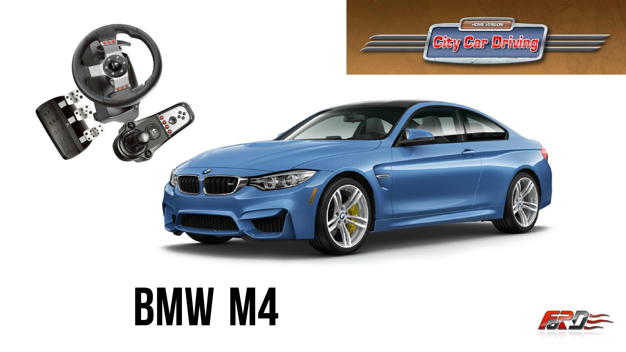 BMW M4 тест-драйв, обзор спортивного купе, шашки на автостраде в City Car Driving! . - Изображение 1 BMW M4 тест-драйв, обзор спортивного купе, шашки на автостраде в City Car Driving! . - Изображение 1