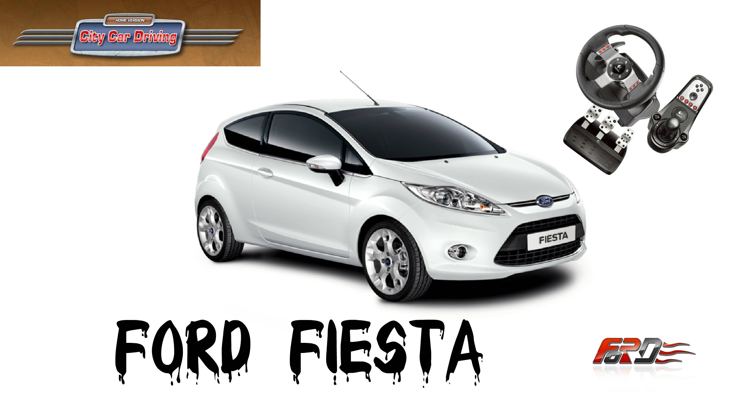 Ford Fiesta тест-драйв, обзор автомобиля в City Car Driving за рулем Logitech G27 - Изображение 1 Ford Fiesta тест-драйв, обзор автомобиля в City Car Driving за рулем Logitech G27 - Изображение 1