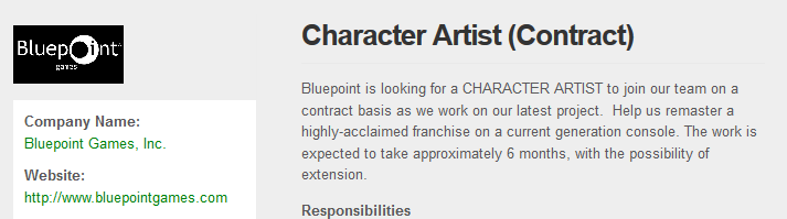 Bluepoint Games работает над ремастером популярного франчайза ! Новый опрос и итоги прошлого !. - Изображение 1 Bluepoint Games работает над ремастером популярного франчайза ! Новый опрос и итоги прошлого !. - Изображение 1
