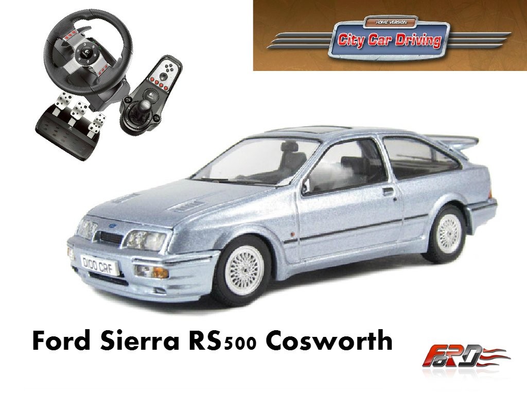City Car Driving Ford Sierra RS 500 Cosworth тест-драйв, обзор, дрифт (drift) автомобиля, машины - Изображение 1 City Car Driving Ford Sierra RS 500 Cosworth тест-драйв, обзор, дрифт (drift) автомобиля, машины - Изображение 1