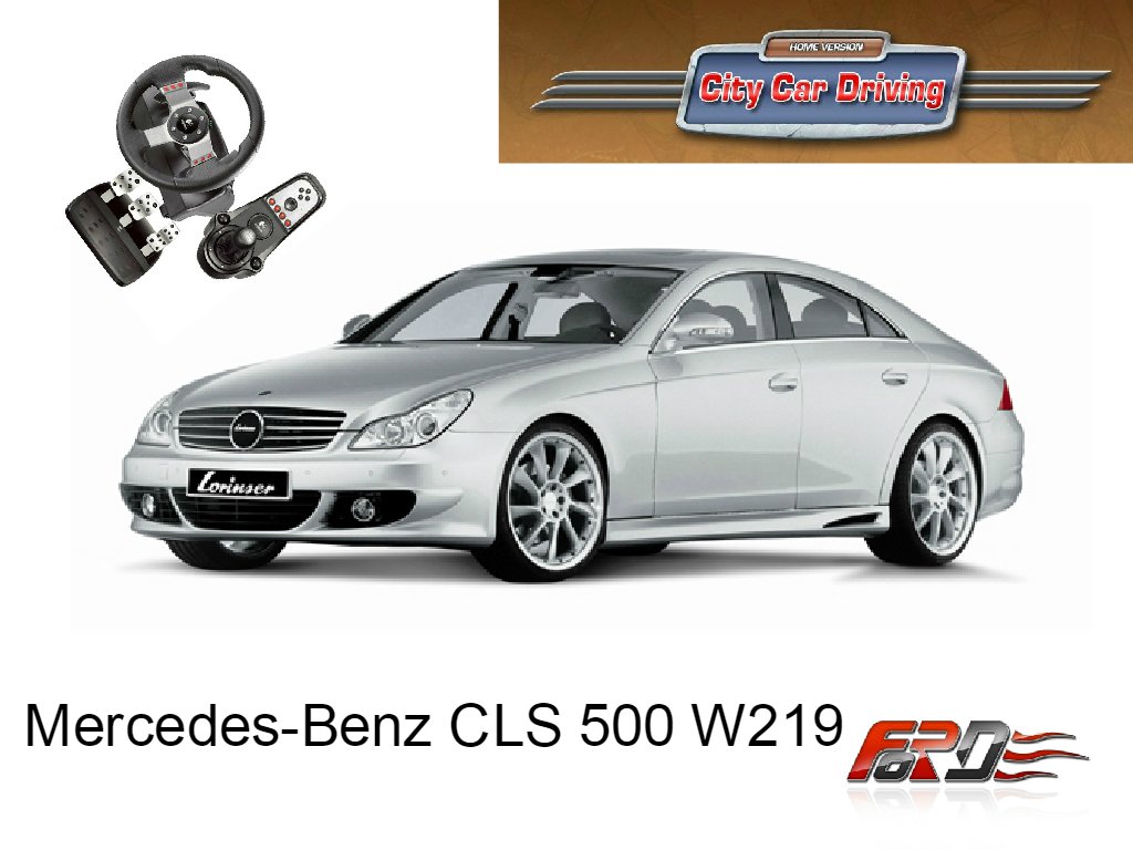 City Car Driving Mercedes-Benz CLS 500 W219 тест-драйв, обзор спортивных автомобилей G27 - Изображение 1 City Car Driving Mercedes-Benz CLS 500 W219 тест-драйв, обзор спортивных автомобилей G27 - Изображение 1