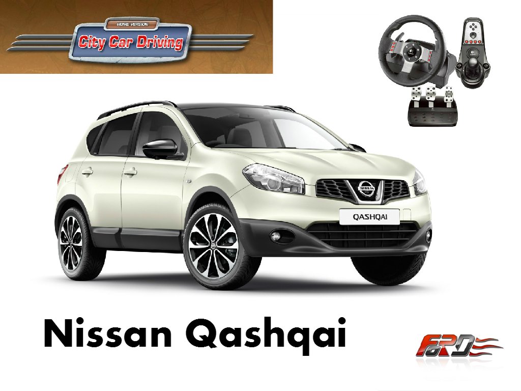 City Car Driving Nissan Qashqai (Ниссан Кашкай) тест-драйв, обзор, off-road, замеры Racelogic - Изображение 1 City Car Driving Nissan Qashqai (Ниссан Кашкай) тест-драйв, обзор, off-road, замеры Racelogic - Изображение 1