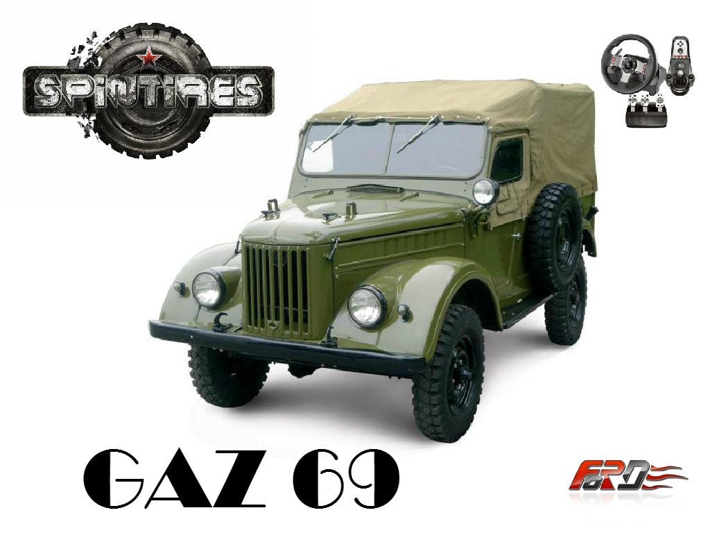 SpinTires 2015 ГАЗ 69 "Козел" (GAZ69) тест-драйв, обзор, off-road, Logitech G27 . - Изображение 1 SpinTires 2015 ГАЗ 69 "Козел" (GAZ69) тест-драйв, обзор, off-road, Logitech G27 . - Изображение 1