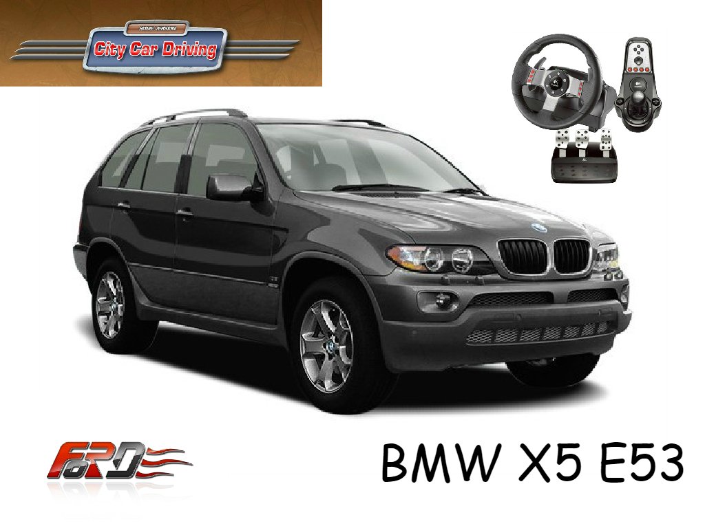 City Car Driving BMW X5 E53 тест-драйв, обзор автомобилей, внедорожников, off road, платный мод! . - Изображение 1 City Car Driving BMW X5 E53 тест-драйв, обзор автомобилей, внедорожников, off road, платный мод! . - Изображение 1