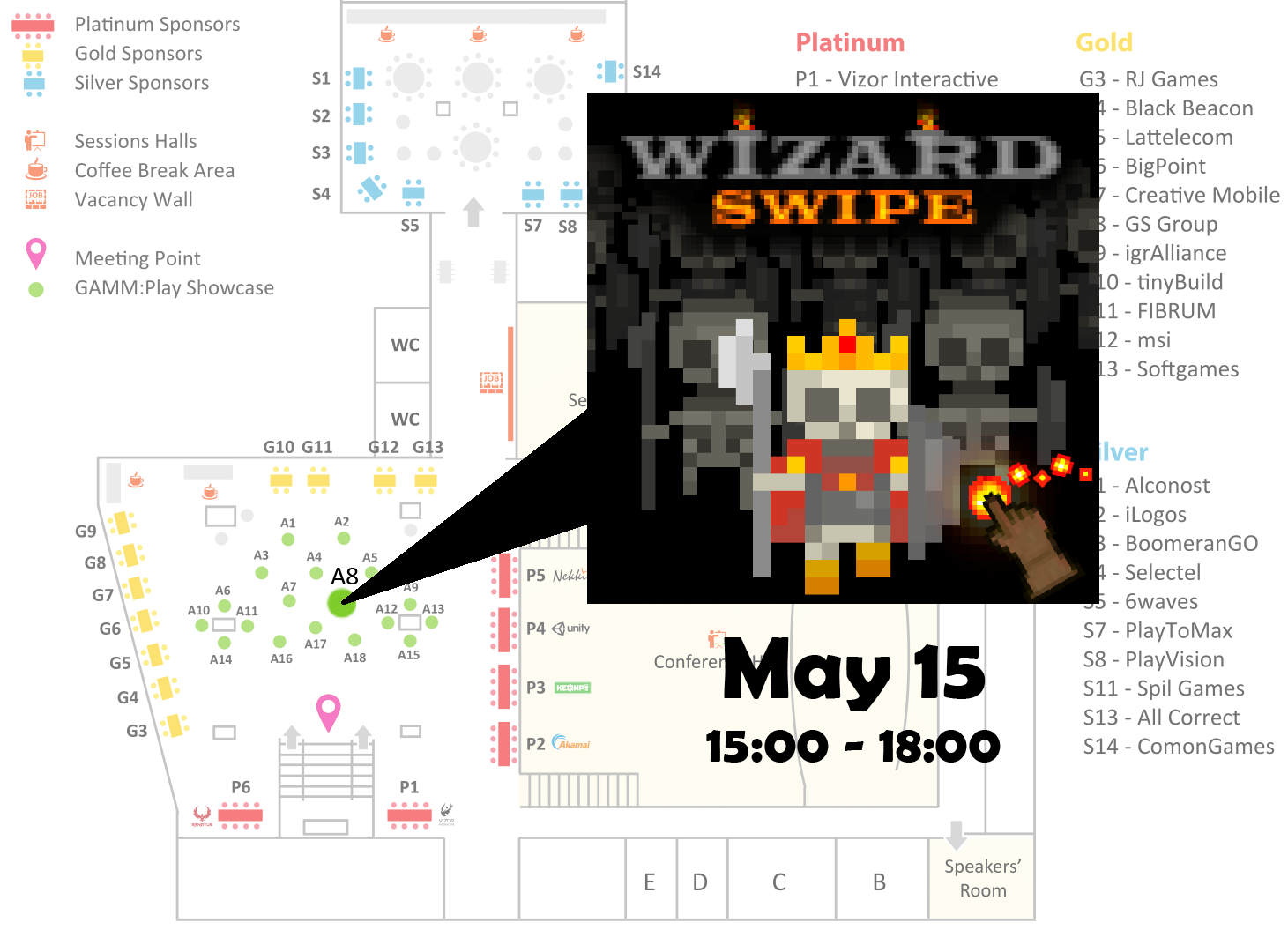 Wizard Swipe на DevGAMM - Изображение 1 Wizard Swipe на DevGAMM - Изображение 1