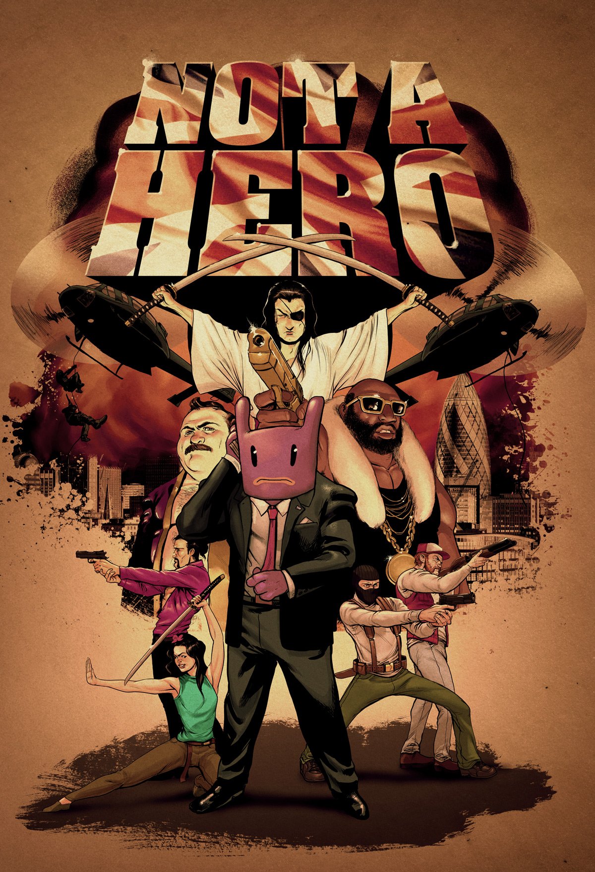 Рецензия на Not a Hero (видео+текст) - Изображение 1 Рецензия на Not a Hero (видео+текст) - Изображение 1