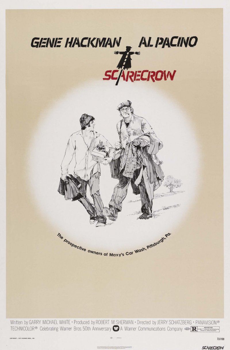 Kinobest: "Пугало" (Scarecrow) 1973 - Изображение 1 Kinobest: "Пугало" (Scarecrow) 1973 - Изображение 1