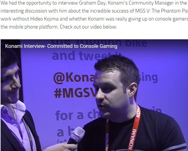 Без комментариев... Грей сказал: " Произошла дезинформация, Konami не полностью концентрируется на мобильных пл ... - Изображение 1 Без комментариев... Грей сказал: " Произошла дезинформация, Konami не полностью концентрируется на мобильных пл ... - Изображение 1