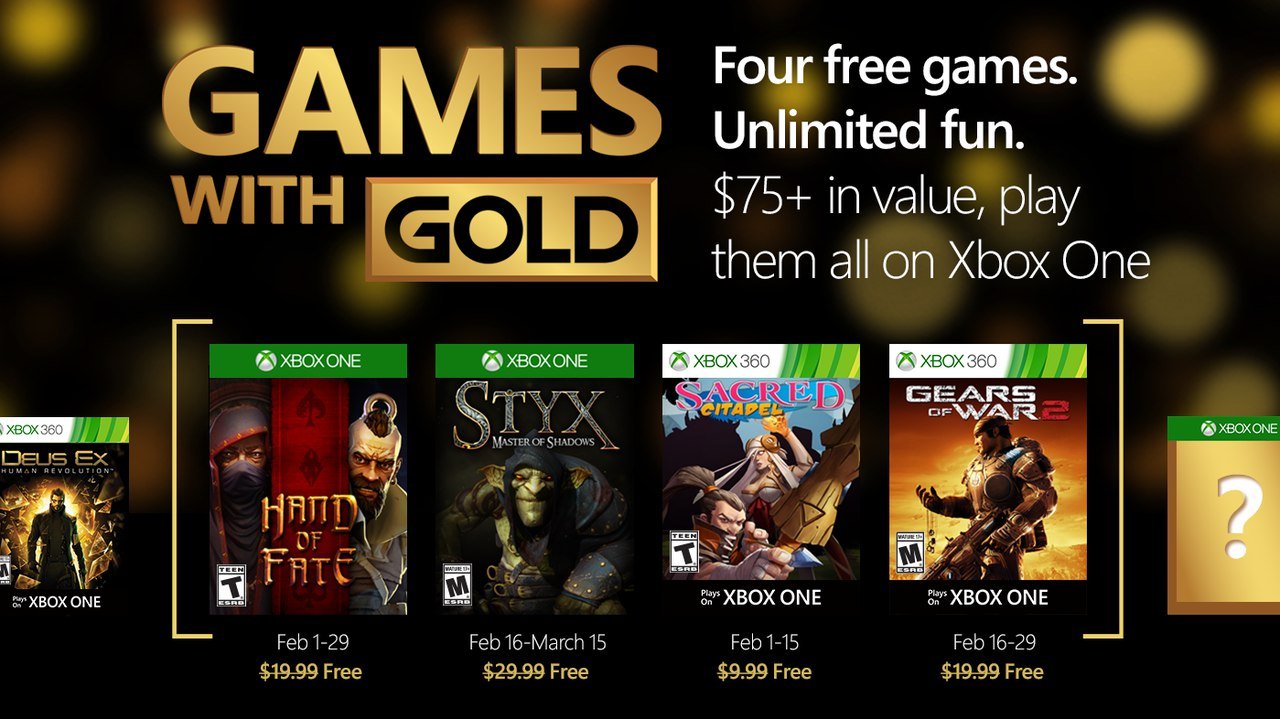Xbox Gold for February - Изображение 1 Xbox Gold for February - Изображение 1