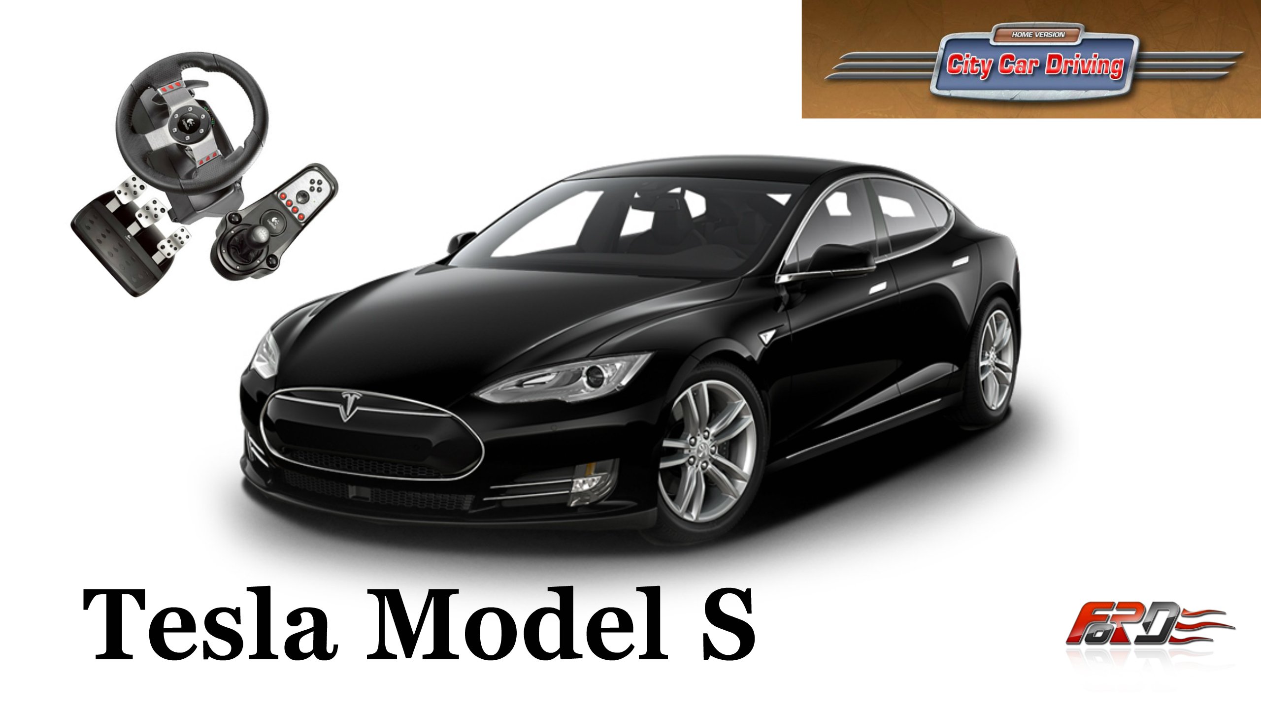 Tesla Model S - тест-драйв, обзор электромобиль будущего в City Car Driving - Изображение 1 Tesla Model S - тест-драйв, обзор электромобиль будущего в City Car Driving - Изображение 1