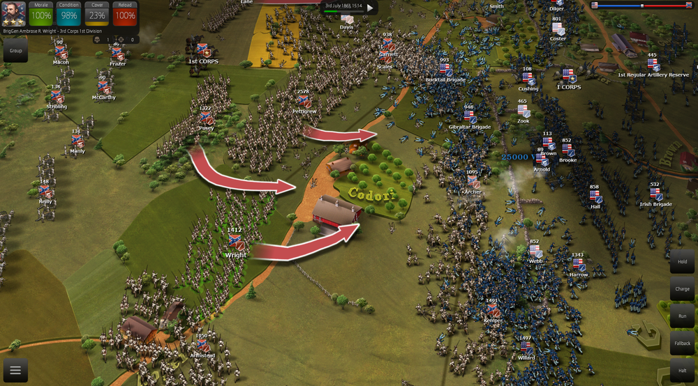 Обманчиво простой симулятор одного сражения - Ultimate General: Gettisburg - Изображение 3 Обманчиво простой симулятор одного сражения - Ultimate General: Gettisburg - Изображение 3