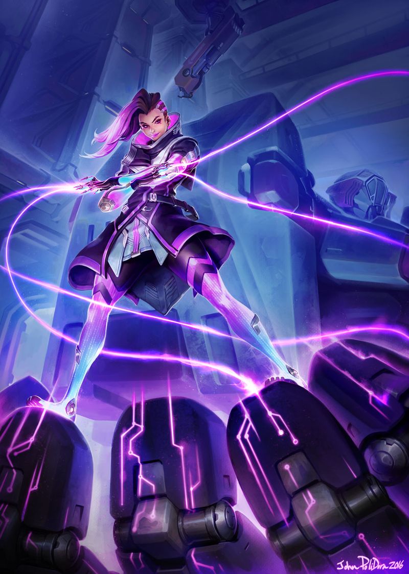 Первый официальный концепт-арт Сомбры из Overwatch утек в сеть - Изображение 2 Первый официальный концепт-арт Сомбры из Overwatch утек в сеть - Изображение 2